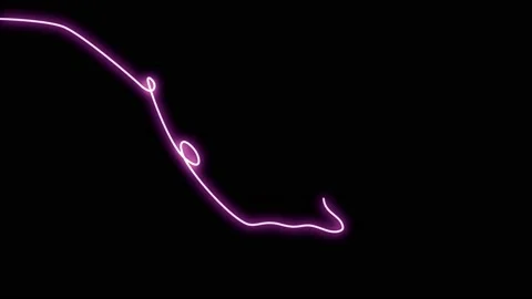 Animated butterfly neon elements effect Video stock 167368531