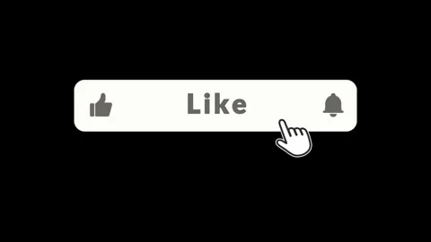 Animated Like Button with Sparkling Particle Effects on a Black Background for Stock-Footage 338368980