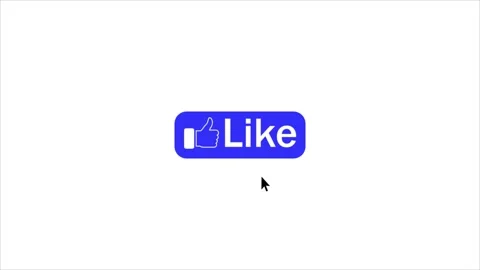 Animated like button on white background,Click on like button. Stock Footage 310595564