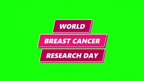 Animated Calendar Flipping to August 18 Breast Cancer Research Day Vídeo Stock 340413978