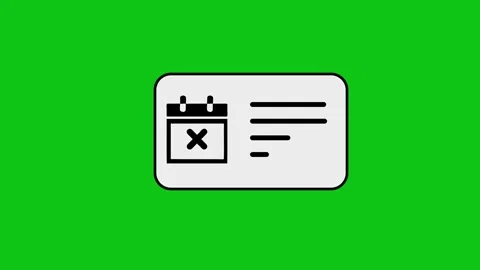 Animated calendar icon with scheduling checkmark appearing on clean minimal.. Stock-Footage 346497237