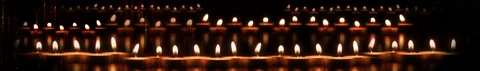 Animated Candles Video stock 120483497