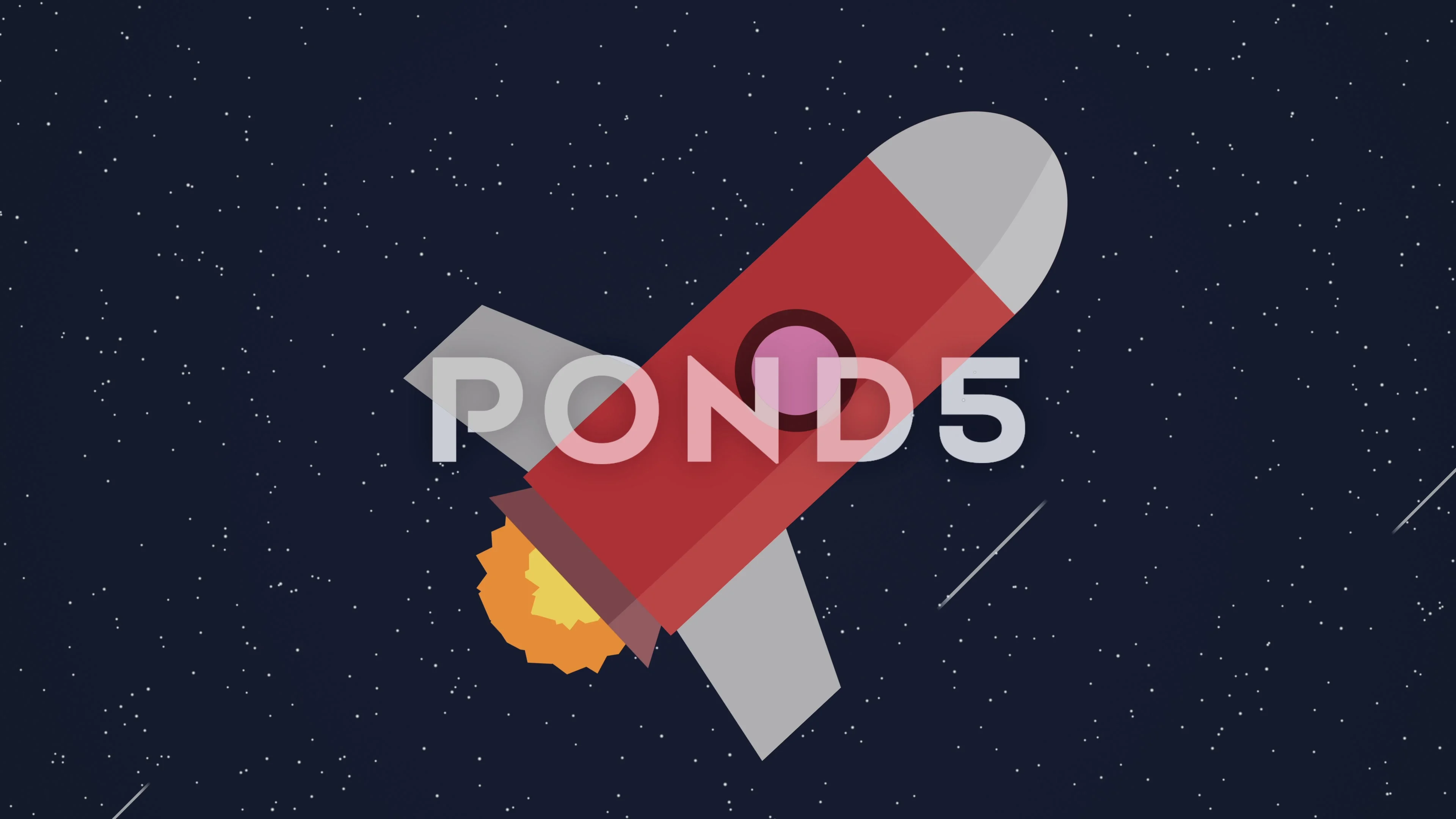 animated cartoon rocket space ship red | Stock Video | Pond5
