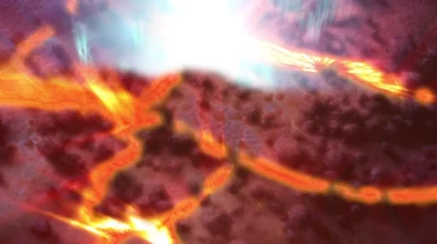 Animated catastrophic nuclear explosion in sea Stock Footage 67555253