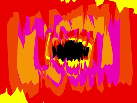 Animated Cave Zoom Warm Colors Stock Footage 72816634