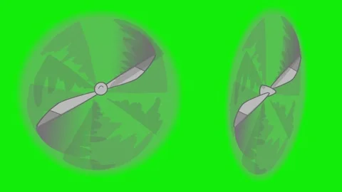 Animated  ceiling fan green screen background. Great for home improvement concep Stock Footage 316474999