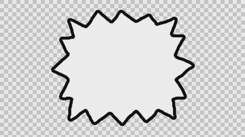 Animated Character Boom with Alpha Channel Stock Footage 65313135