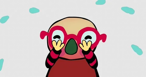 Animated character crying Stock Footage 165765122