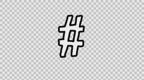 Animated Character Number with Alpha Channel Stock Footage 65313192