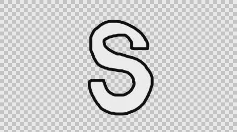 Animated Character S with Alpha Channel Stock Footage 65313493