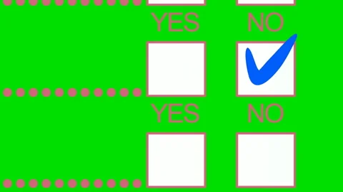 ANIMATED CHECK MARK Stock-Footage 152035930