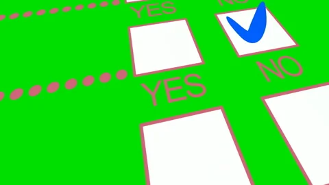 ANIMATED CHECK MARK Video stock 152036037