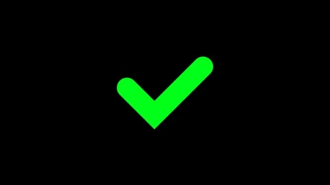 Animated of Check mark Stock Footage 312260448