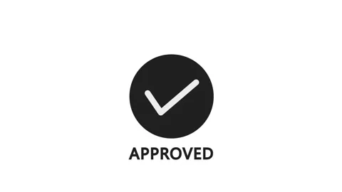 Animated Check mark symbol Stock Footage 280764000