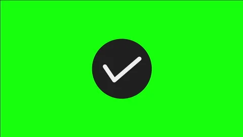 Animated Check mark symbol Vídeos de archivo 280764005