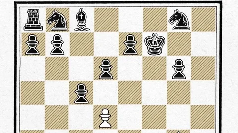 Animated Chess Board Stock Footage 82805899