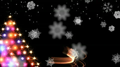 Animated Christmas Backgrounds  Stock Footage 546375