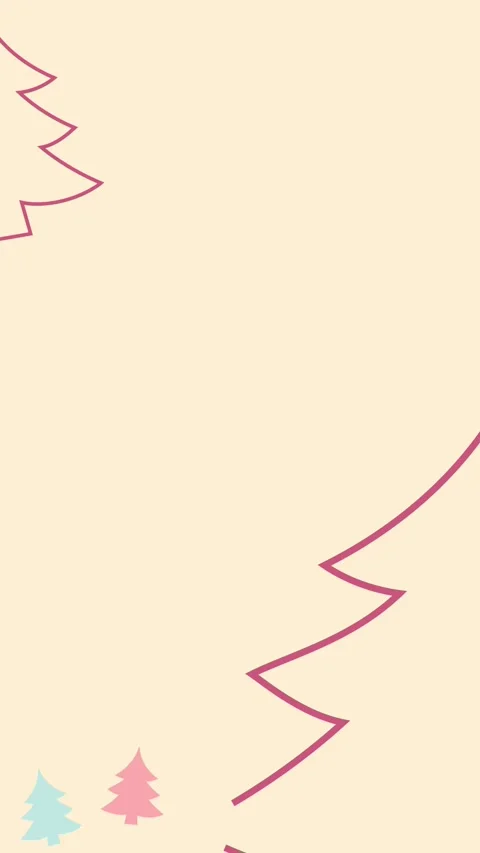 Animated Christmas tree with empty space for text. 스톡 동영상 254398586