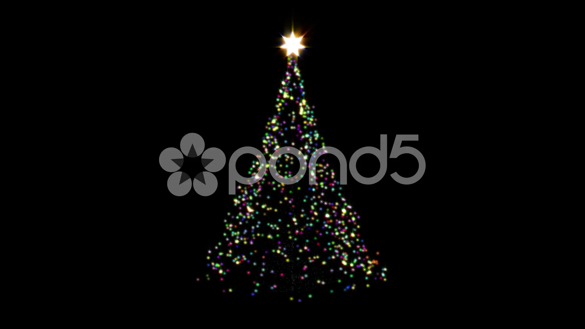 Animated Christmas Tree HD | Stock Video | Pond5