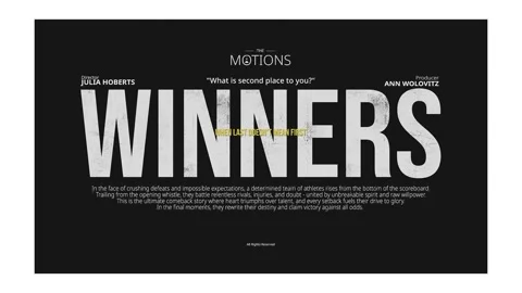 Animated Cinematic Titles Stock After Effects