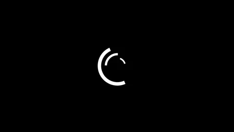 Animated Circle Loading Rings Rotating Sequence Icon Transparent Background 스톡 동영상 317565697