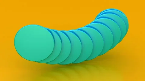 Animated Circles Background Stock Footage 155849915