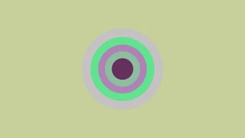 Animated Circles Background Yellow Background Stock Footage 185902934