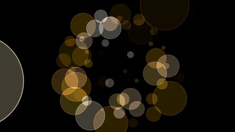 Animated circles floating around Video stock 86813522