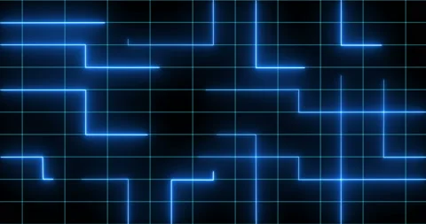 Animated circuit board on black background. Motion design. 4K video Stock Footage 112300412