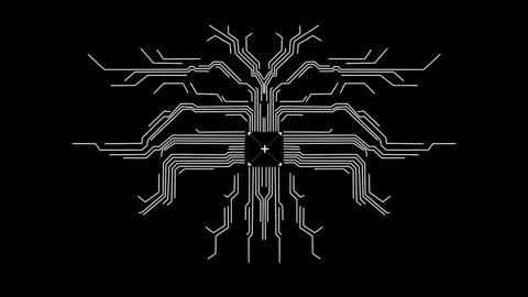 Animated Circuit Board Digital Technolo Stock Video Pond5