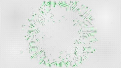 Animated circuit board Technology background Stock Footage 281866956