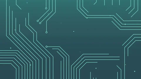 Animated circuits and technology background 스톡 동영상 146751998