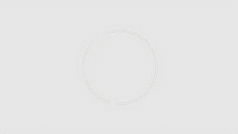 Animated circular loading ring rotating on transparent background Stock Footage 344245467