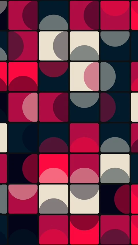 Animated Circular Pattern Seamless Corporate Motion Background Stock Footage 329956760