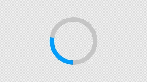 Animated Circular Progress Loading Bar Motion Graphics Overlay Stock-Footage 347363921