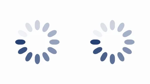 Animated circular spinner Stock Footage 94601603