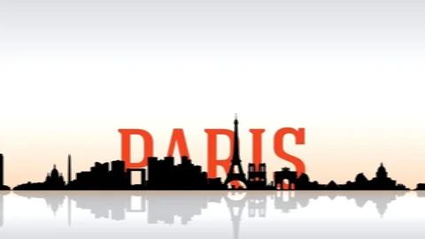 Animated city skyline Stock Footage 121607695