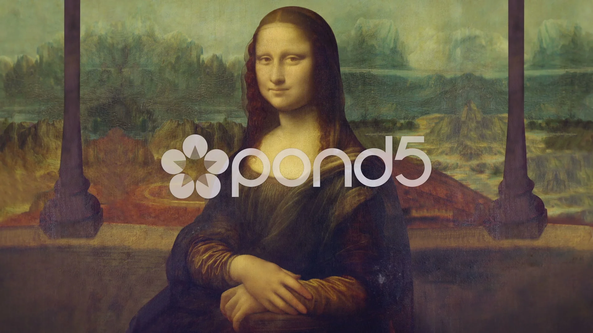 Animated Classic Painting - Mona Lisa | Stock Video | Pond5