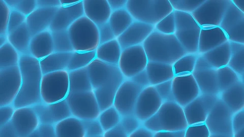 Animated clean blue water reflection Stock Footage 90437067