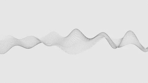 Animated Clean Wave Loop with Alpha Channel 60fps  Prores4444 Stock Footage 162812448