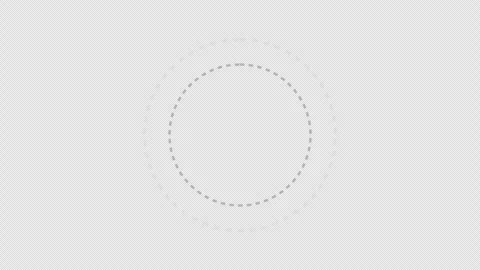 Animated Click Push Pop Circle Button Motion Graphics Overlay Stock Footage 347349961