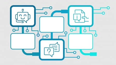 Animated client service infographic | Stock Video | Pond5