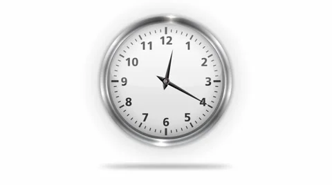 Animated clock counting down 12 hours over 30 seconds. Seamlessly loops. Stock-Footage 68388622