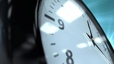 Animated clock counting down . Stock Footage 68394208