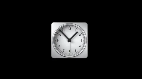 Animated Clock Stock Footage 88393352