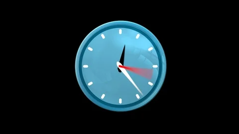 Animated Clock Stock Footage 88393713