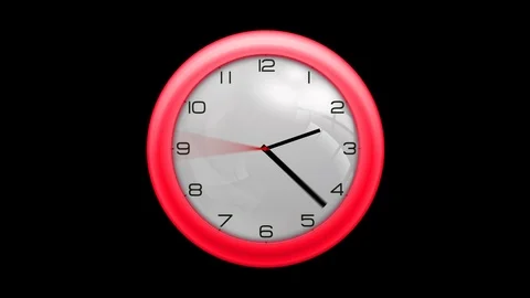 Animated Clock Video stock 88394037