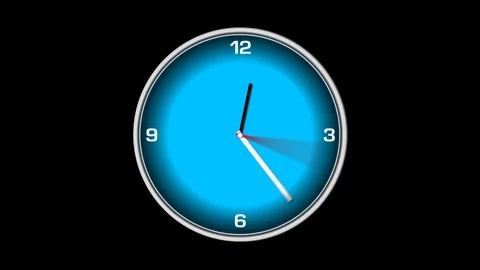Animated Clock Stock Footage 88431582