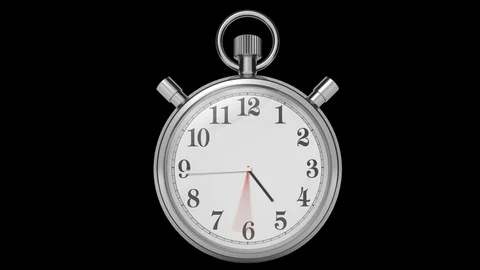 Animated Clock Stock Footage 88431781