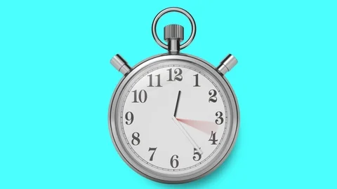 Animated Clock Stock Footage 90848982